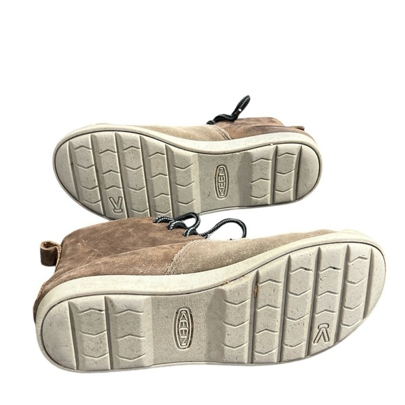 Keen East Side Ankle Bootie in Brown and Tan Leather and Suede. Women’s Size 5.5 - Picture 5 of 10